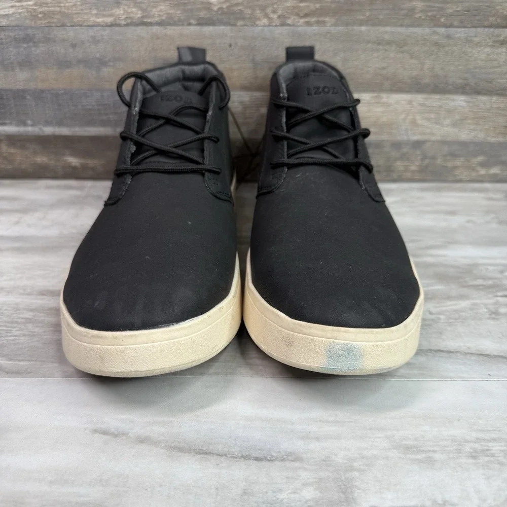 IZOD Men's PALMER Chukka Boots Black‎ Casual Shoes Size 10